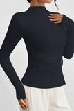 LC25229422-P1005-S, LC25229422-P1005-M, LC25229422-P1005-L, LC25229422-P1005-XL, Dirty blue top