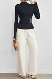 LC25229422-P1005-S, LC25229422-P1005-M, LC25229422-P1005-L, LC25229422-P1005-XL, Dirty blue top