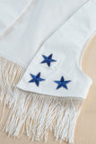 Womens Cowboys Cheerleader Costume Blue