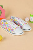 Cute Easter Rabbit Women’s Canvas Bunny Print Casual Shoes