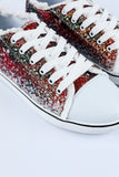 Women's Canvas Shoes Ombre Lace-up Fashion Sneakers