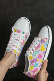 Cute Easter Rabbit Women’s Canvas Bunny Print Casual Shoes