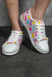 Cute Easter Rabbit Women’s Canvas Bunny Print Casual Shoes