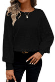 Pink Queen Women's Fall Sweaters Batwing Sleeve Oversized Pullover Knit Top | Fashion Trendy Jumper, Soft Comfy Casual Loose Fit, Business Work,Classic Basic, Winter Clothes 2026
