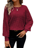 Pink Queen Women's Fall Sweaters Batwing Sleeve Oversized Pullover Knit Top | Fashion Trendy Jumper, Soft Comfy Casual Loose Fit, Business Work,Classic Basic, Winter Clothes 2026