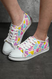 Cute Easter Rabbit Women’s Canvas Bunny Print Casual Shoes