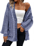 Pink Queen Women's 2026 Oversized Cardigan Sweater Long Sleeve Cable Knit Fashion Outerwear Coat