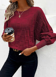 Pink Queen Women's Fall Sweaters Batwing Sleeve Oversized Pullover Knit Top | Fashion Trendy Jumper, Soft Comfy Casual Loose Fit, Business Work,Classic Basic, Winter Clothes 2026