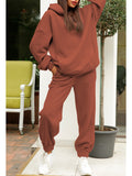 Women's 2 Piece Sweatsuits Outfits Oversized Hoodie Jogger Sweatpants