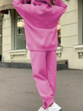 Sweat à capuche surdimensionné Jogger Sweatpants Outfit pour femme