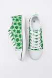 Women’s Canvas Shoes Shamrock Clover Casual Shoes