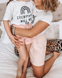 Everything Will Be OK Matching Family Shirt White T Shirt
