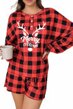 Tie Dye Knit Pajamas Set