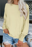 Women's Casual Crew Neck Christmas Pullover Cotton Blend Sweatshirt
