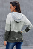 Gradient Hooded Sweatshirts for Women Long Sleeve Pullover Hoodie