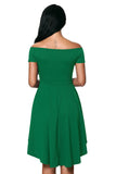 Womens Off the Shoulder Skater Dress