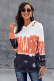 Gradient Hooded Sweatshirts for Women Long Sleeve Pullover Hoodie