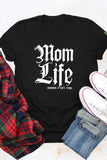 Black Women Funny Graphic T Shirt Mom Life Shirt Casual Tops LC2523525-2