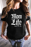 Black Women Funny Graphic T Shirt Mom Life Shirt Casual Tops LC2523525-2