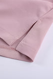 LC251886-10-S, LC251886-10-M, LC251886-10-L, LC251886-10-XL, LC251886-10-2XL, Pink Women's V Neck Sleeveless Lace Trim Camisole Sleeveless Tank Top