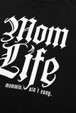 Black Women Funny Graphic T Shirt Mom Life Shirt Casual Tops LC2523525-2