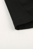 Black V Neck Eyelash Lace Knit Tank for Women LC253399-2