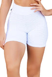 White High Waisted Yoga Fitness Shorts for Women LC263790-1