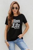 Black Women Funny Graphic T Shirt Mom Life Shirt Casual Tops LC2523525-2