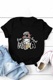 Black Women's One Loved Mama Mother's Day Short Sleeve Graphic Tees LC2526556-2
