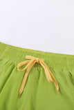 Green Womens Summer Thermochromic Sports Casual Shorts LC73678-9