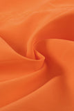 Orange Womens Summer Thermochromic Sports Casual Shorts LC73678-14
