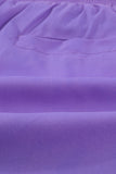Purple Womens Summer Thermochromic Sports Casual Shorts LC73678-8