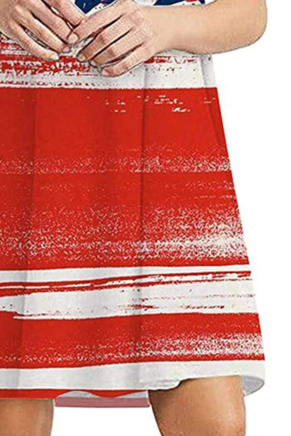 Multicolor Women's Dresses Flag Print Mini Dress LC229095-1022