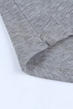 Gray Casual V Neck Racerback Tank Top with Pocket LC256544-11