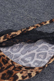LC31378-20-S, LC31378-20-M, LC31378-20-L, Womens Babydoll Lingerie Dress Leopard Animal Print Sleepwear Nightwear