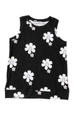 LC2561429-2-S, LC2561429-2-M, LC2561429-2-L, LC2561429-2-XL, LC2561429-2-2XL, Black Women Crew Neck Tank Tops Summer Colorblock Sleeveless Stripes Shirts