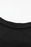 Black Plunging Neck Bodycon Long Sleeve Ladies Black Mini Dress LC227553-2