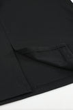 Black Ladies Sequin Midi Dress Batwing Top Evening Dress LC229194-2