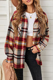 LC255462-7-S, LC255462-7-M, LC255462-7-L, LC255462-7-XL, LC255462-7-2XL, Yellow Geometric Plaid Print Pocketed Shirt