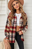 LC255462-7-S, LC255462-7-M, LC255462-7-L, LC255462-7-XL, LC255462-7-2XL, Yellow Geometric Plaid Print Pocketed Shirt