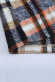 LC255462-5-S, LC255462-5-M, LC255462-5-L, LC255462-5-XL, LC255462-5-2XL, Blue Geometric Plaid Print Pocketed Shirt