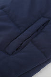 LC856045-5-S, LC856045-5-M, LC856045-5-L, LC856045-5-XL, LC856045-5-2XL, Blue Winter Coats for Women Outdoor Zipper Hooded Coat Outwear with Pockets