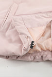 LC856045-10-S, LC856045-10-M, LC856045-10-L, LC856045-10-XL, LC856045-10-2XL, Pink Winter Coats for Women Outdoor Zipper Hooded Coat Outwear with Pockets