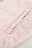 LC856045-10-S, LC856045-10-M, LC856045-10-L, LC856045-10-XL, LC856045-10-2XL, Pink Winter Coats for Women Outdoor Zipper Hooded Coat Outwear with Pockets
