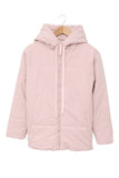 LC856045-10-S, LC856045-10-M, LC856045-10-L, LC856045-10-XL, LC856045-10-2XL, Pink Winter Coats for Women Outdoor Zipper Hooded Coat Outwear with Pockets