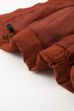 LC856045-14-S, LC856045-14-M, LC856045-14-L, LC856045-14-XL, LC856045-14-2XL, Orange Winter Coats for Women Outdoor Zipper Hooded Coat Outwear with Pockets