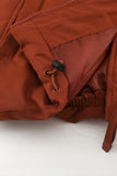 LC856045-14-S, LC856045-14-M, LC856045-14-L, LC856045-14-XL, LC856045-14-2XL, Orange Winter Coats for Women Outdoor Zipper Hooded Coat Outwear with Pockets
