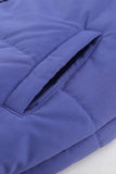 LC856045-4-S, LC856045-4-M, LC856045-4-L, LC856045-4-XL, LC856045-4-2XL, Sky Blue Winter Coats for Women Outdoor Zipper Hooded Coat Outwear with Pockets