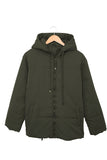 LC856045-9-S, LC856045-9-M, LC856045-9-L, LC856045-9-XL, LC856045-9-2XL, Green Winter Coats for Women Outdoor Zipper Hooded Coat Outwear with Pockets