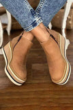 Bottines pour femmes Bottines à talons compensés Chaussures décontractées